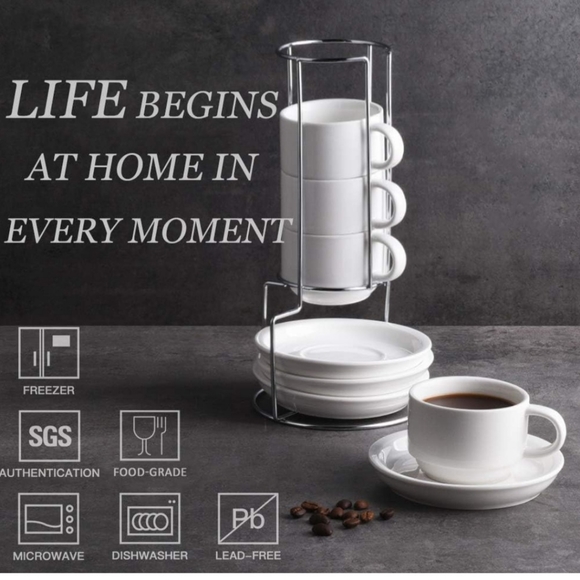 Expresso cups and saucers - Picture 6 of 7